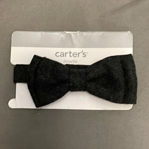 CARTER’S Gray Bowtie Adjustable with velcro closure